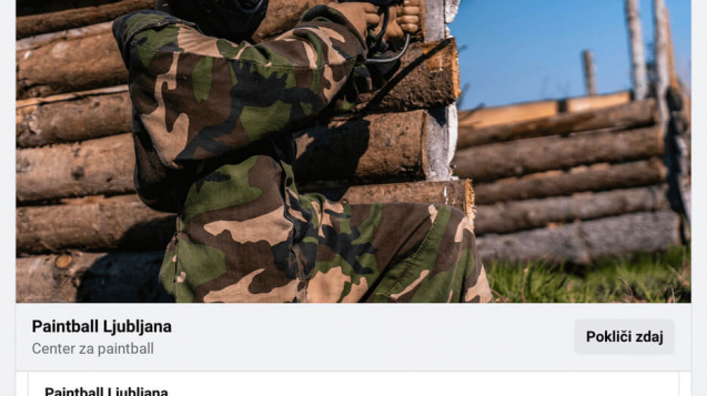 Paintball center Ljubljana